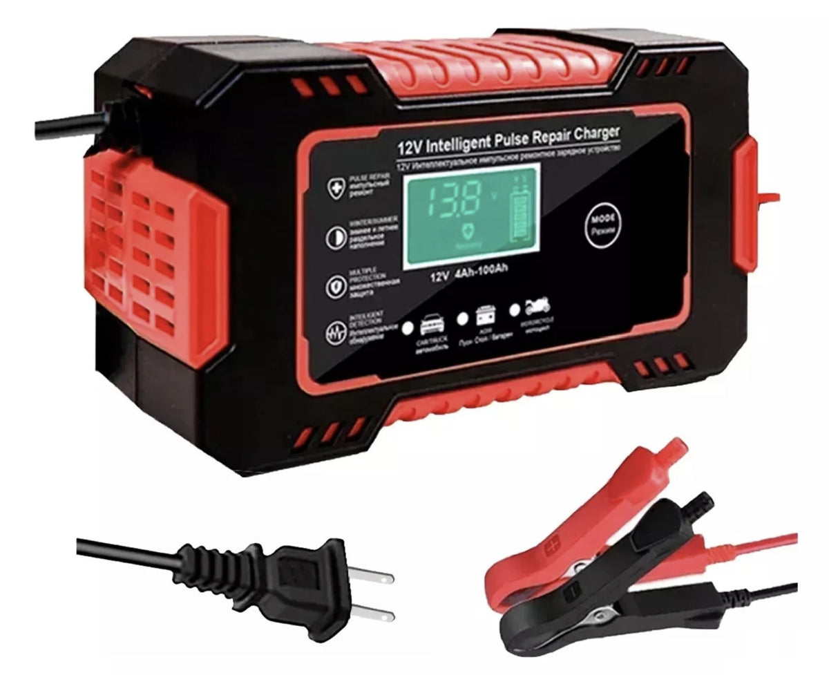 Combo Compresor de Aire 300 PSI + Cargador Inteligente de Batería 12V